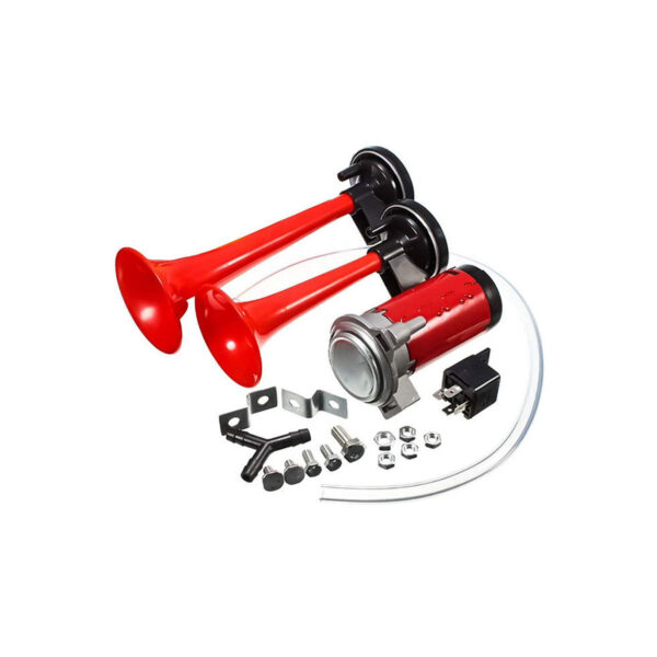 2-trumpets-red--air-horn-with-compressor--1