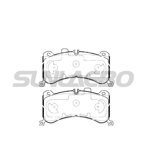 Brake Pad Set 4KE 698 151 E for AUDI